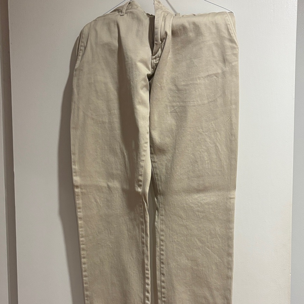 J. Crew Light Tan Stretch Pants
